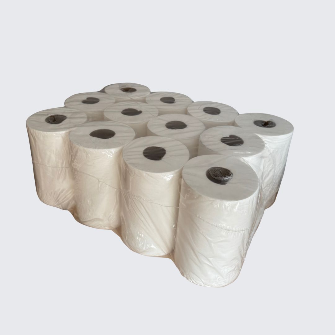 Bobinas Secamanos Pasta 1 capa Lisa 550 g. - 12 rollos